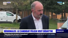Régionales: Jean-Laurent Félizia, candidat de l'union de la gauche, veut débattre