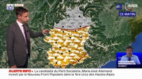 Météo DICI: des pluies continues dans les Hautes-Alpes, jusqu'à 26°C à Manosque