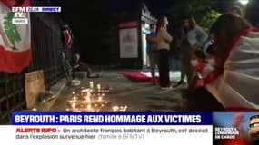 Paris: à Montmartre, l'hommage aux victimes des explosions de Beyrouth