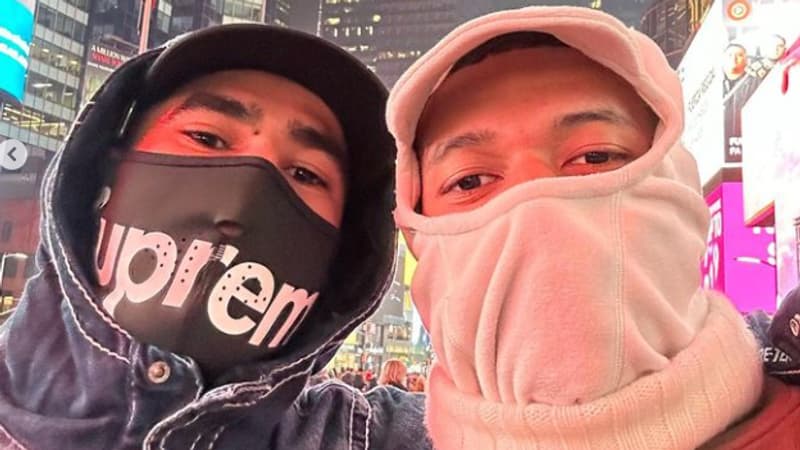 PSG: quand Mbappé et Hakimi se camouflent pour se balader incognito à New York