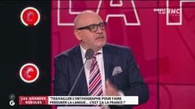 "Travailler l'orthographe pour faire perdurer la langue... C'est ça la France !" - 20/10