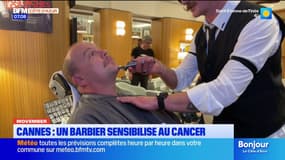 Movember : un barbier cannois sensibilise au cancer de la prostate