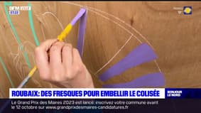 Roubaix: des fresques pour embellir le Colisée et effacer les stigmates des émeutes