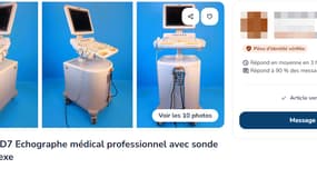 Un echographe vendu sur Leboncoin. 