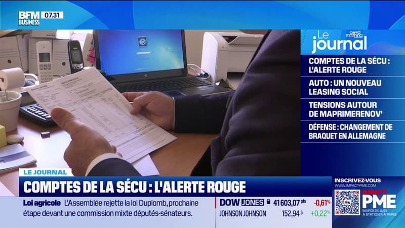 Comptes de la Sécurité sociale : la Cour des comptes parle d'un risque de 