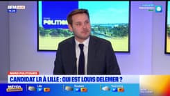 Louis Delemer, candidat LR à la mairie de Lille, se présente en marge des municipales