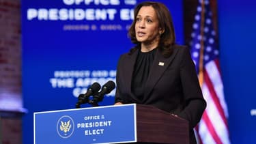 Kamala Harris, le 10 novembre 2020 à Wilmington, dans le Delaware