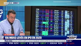 2020, une année folle... pour les IPO (introduction en bourse)e... pour les IPO (introduction en bourse): avec 156 milliards de fonds levés, c'est un record vieux de 25 ans qui tombe