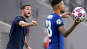 Frank Lampard en Ligue des champions, à Lisbonne le 8 août 2020