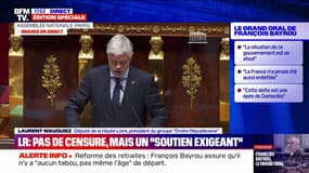Laurent Wauquiez (LR) souhaite la mise en place d'"une aide sociale unique plafonnée à 70% du Smic"