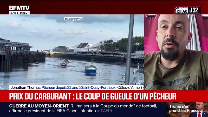 “On va arriver à un moment où cela va exploser”: le coup de gueule d’un pêcheur face au prix du carburant