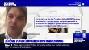 Alpes-Maritimes: Jérôme Viaud élu à la tête de l'Association des maires
