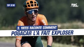 Tour de France (E19) : "Une erreur d'essayer de le suivre", S. Yates raconte comment Pogacar l'a fait exploser