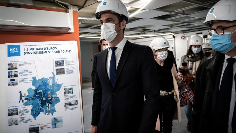 Olivier Véran, le ministre de la Santé, était en déplacement à Lyon ce vendredi.