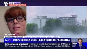 Destruction du barrage de Kakhovka: "Pas de danger avec [la centrale nucléaire] de Zaporijjia aujourd'hui", pour Emmanuelle Galichet, enseignante-chercheuse en physique nucléaire