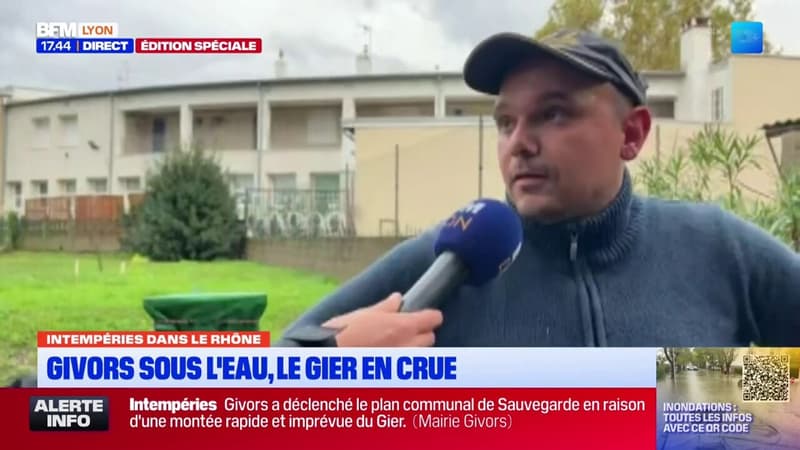 Crues dans le Rhône: le témoignage d'un sinistré à Givors