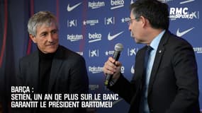 Barça: Setién, un an de plus sur le banc garantit le président Bartomeu