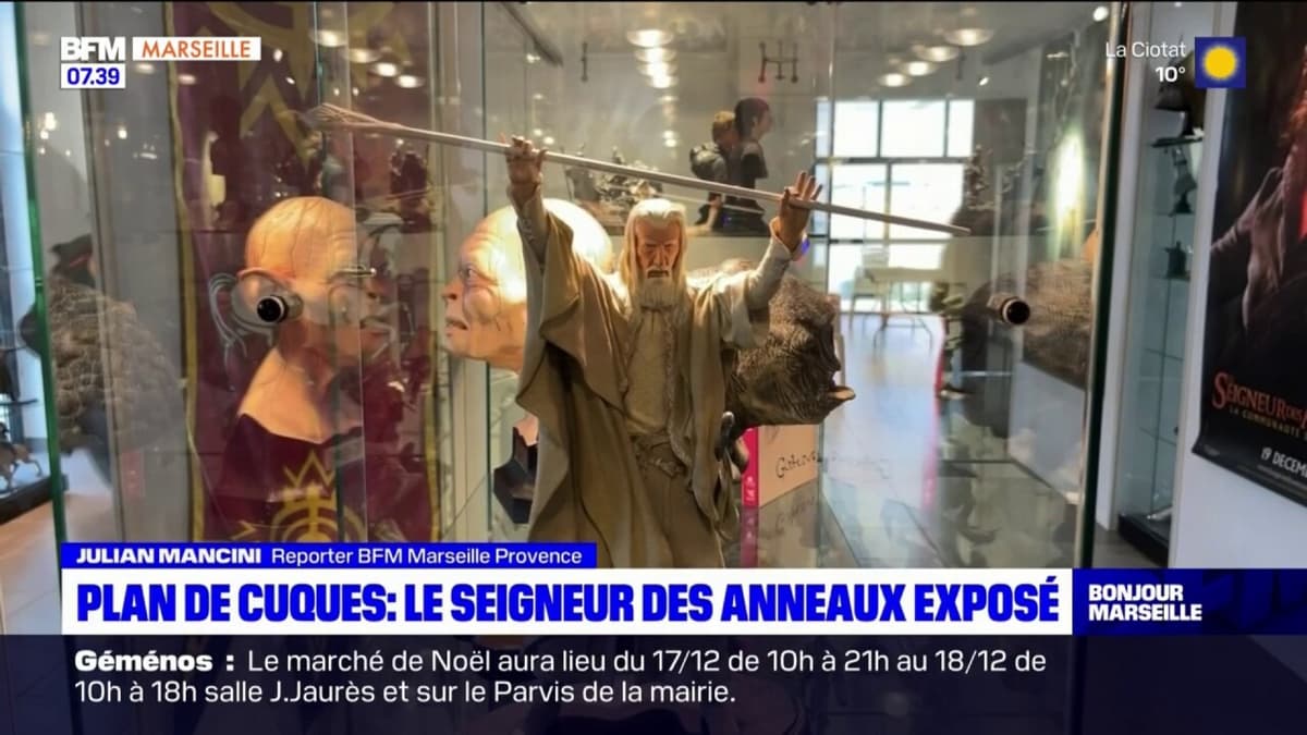 Plan De Cuques Le Seigneur Des Anneaux Mis L honneur Dans Une Exposition