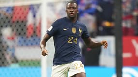 Ibrahima Konaté avec l'équipe de France en décembre 2022