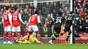 Philip Billing, buteur avec Bournemouth contre Arsenal lors de la 26e journée de Premier League, samedi 4 mars 2023.