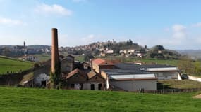 L'ancienne manufacture de couvertures et de molletons de Thizy-les-Bourgs.