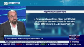 Les questions : J'ai vu que chaque fonds (Sicav ou FCP) était proposé sous des noms différents, avec des lettres différentes, C, D,I,... De quoi s'agit-il ? - 20/10