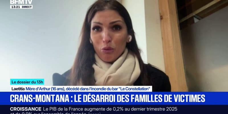Crans-Montana: “Ces images m’ont glacé le sang, je n’ose pas imaginer ce que nos enfants ont vécu”, confie Laetitia, mère d’Arthur (16 ans) décédé dans l’incendie du bar “Le Constellation”