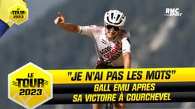 Tour de France - E17 : "Je n'ai pas les mots", Gall au bord des larmes après sa victoire à Courchevel