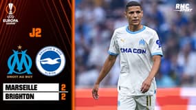Marseille 2-2 Brighton : "L'arbitre ne nous a pas aidés", Harit frustré