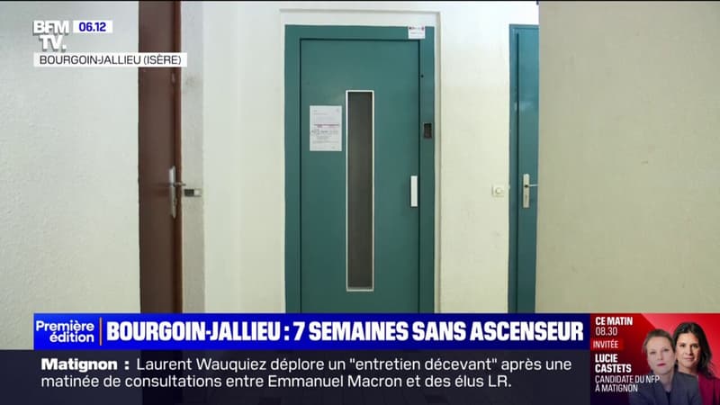 Isère: dans cette résidence de Bourgoin-Jallieu, une panne d'ascenseur isole certains habitants depuis sept semaines