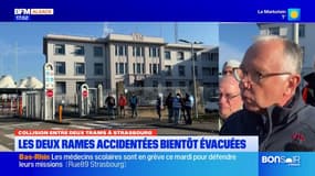 Accident de tramway à Strasbourg: les deux rames bientôt évacuées