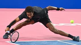 Gaël Monfils lors du tournoi de Montpellier 