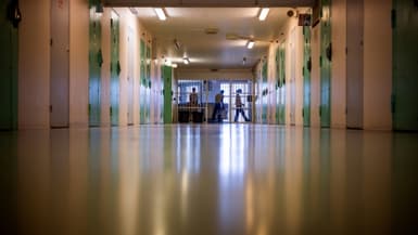 Couloir de la prison de Toulouse-Seysses le 10 mai 2022