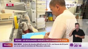 Beurre: les boulangers inquiets par le manque de stock