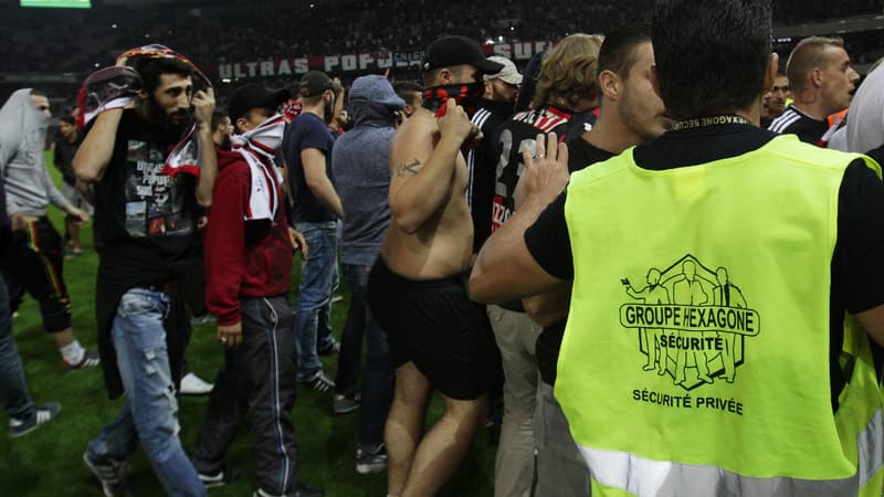 L'envahissement de terrain de l'Allianz Riviera