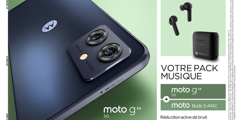 Moto g54, la 5G à portée de main
