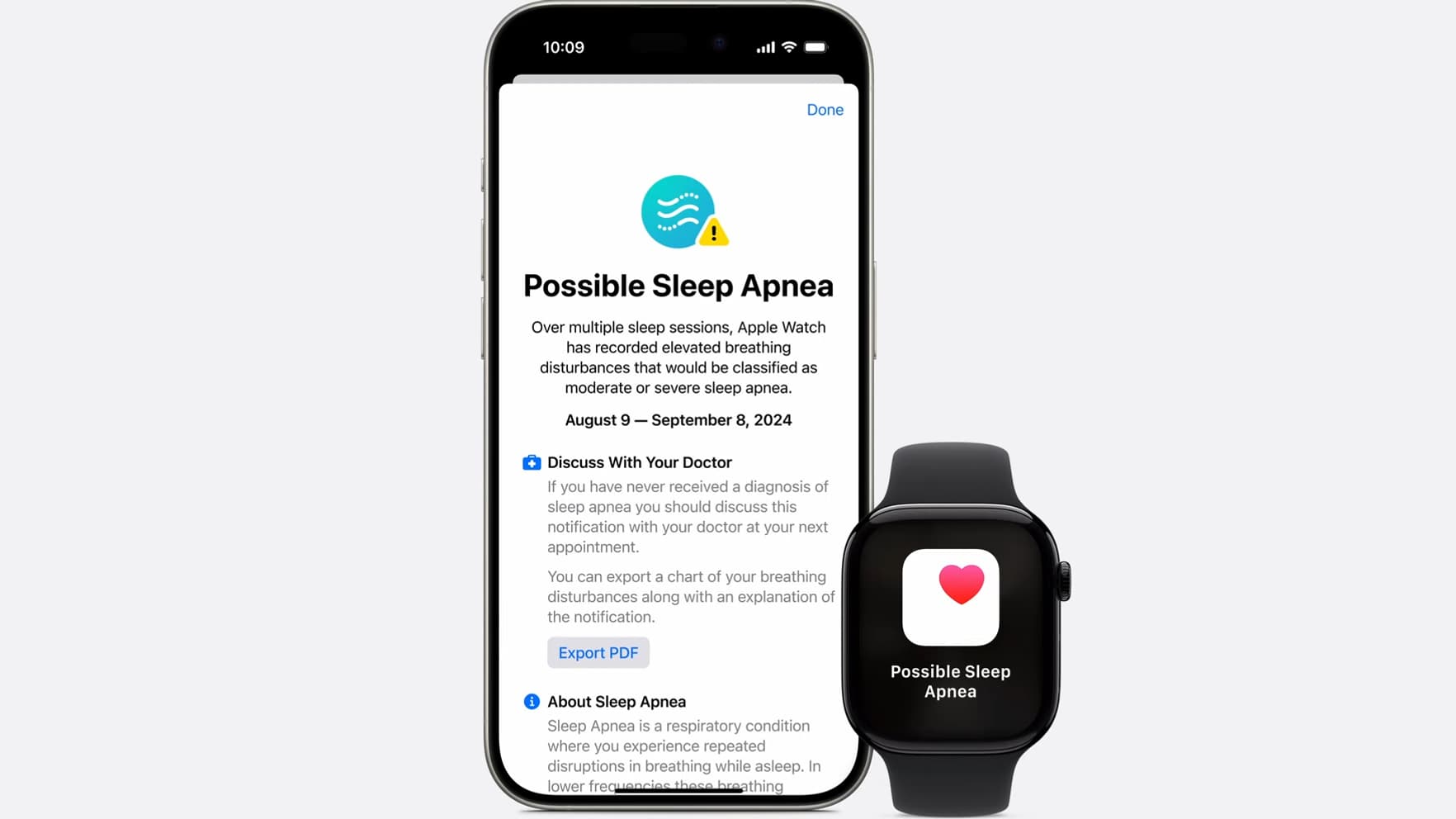 L'appli santé d'Apple. 