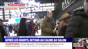 Après les heurts, le retour au calme dans les allées du Salon de l'agriculture