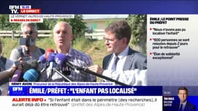 Disparition d'Émile: "Nous travaillons sur toutes les hypothèses", déclare Rémy Avon, procureur de la République des Alpes-de-Haute-Provence 