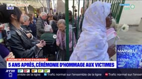 Marseille: un hommage aux victimes de la rue d'Aubagne, cinq ans après 