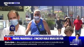 "Le nombre de patients Covid-19 en réanimation dans les Bouches-du-Rhône a été multiplié par 20 en un mois", selon le Dr Zieleskiewicz