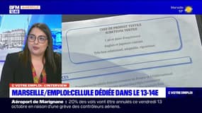 C votre emploi du mercredi 11 octobre 2023 - Marseille/emploi : cellule dédiée dans le 13-14e