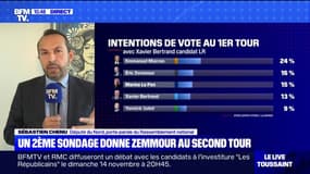 Sébastien Chenu: "Marine Le Pen reste largement devant Éric Zemmour dans les sondages"