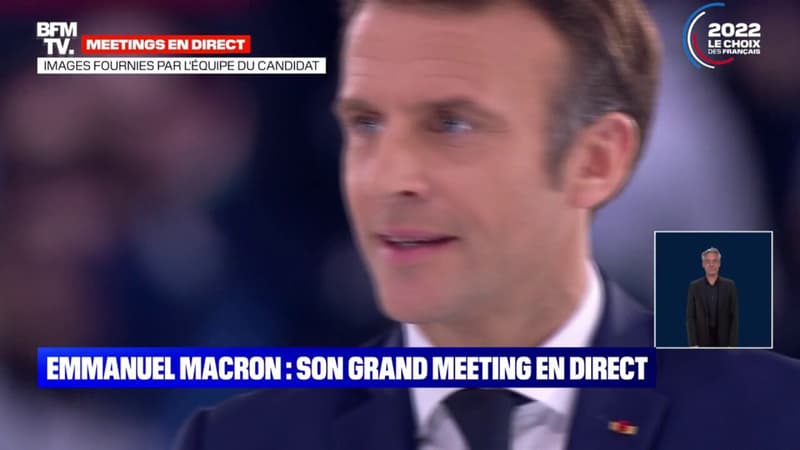 Emmanuel Macron sur 