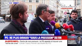 Olivier Faure: "La politique de la chaise vide est une forme d'affaiblissement de la gauche"