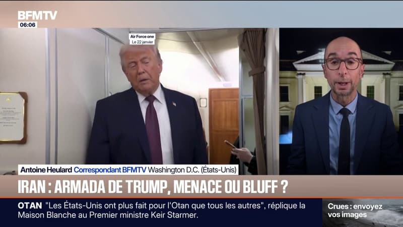 Donald Trump annonce qu'une "armada" est en route pour le golfe Persique