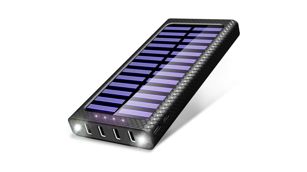 Batterie externe 24000 mAh solaire