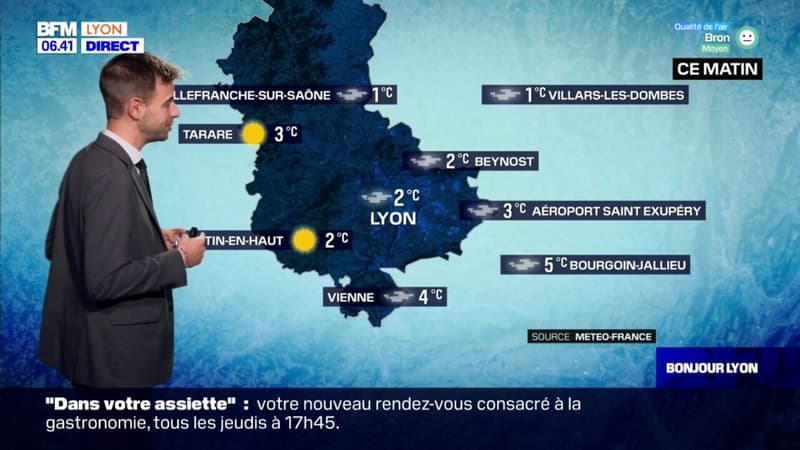 Météo Rhône: du brouillard ce mercredi matin et des nuages pour l'après-midi, jusqu'à 11°C à Lyon