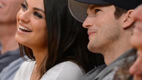 Mila Kunis et Ashton Kutcher, le 12 février 2013