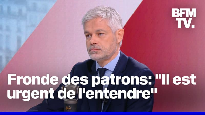 Budget, fronde des patrons, aides sociales...L'interview de Laurent Wauquiez en intégralité